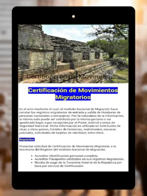 Tramite de Pasaporte Honduras android App screenshot 4